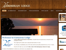 Tablet Screenshot of cormoranlodge.com
